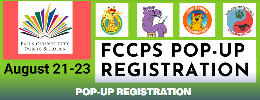 FCCPS Pop-Up Registration August 21-23
