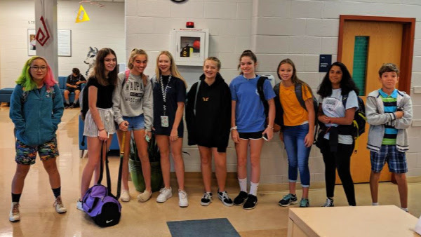 Henderson Math Breakfast Club Students