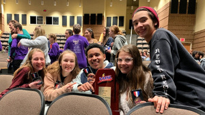 One-Act Theatre Performers Earn First Place