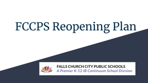 Reopening Plan - A Return to School August 24th