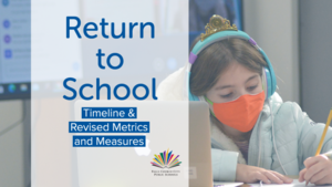 Return to School Timeline and Revised Metrics and Measures - Important Information