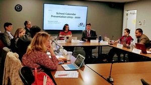 School Board Receives Four Calendar Options