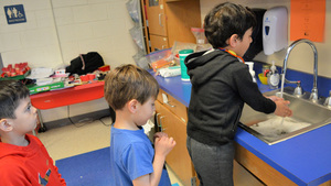 Combating Germs with Soap and Water