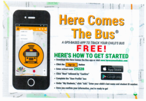 Here Comes the Bus app helps manage the timing for the bus stop