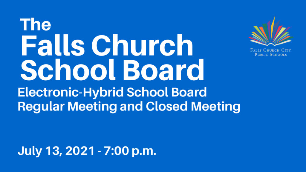 Falls Church School Board Regular Meeting