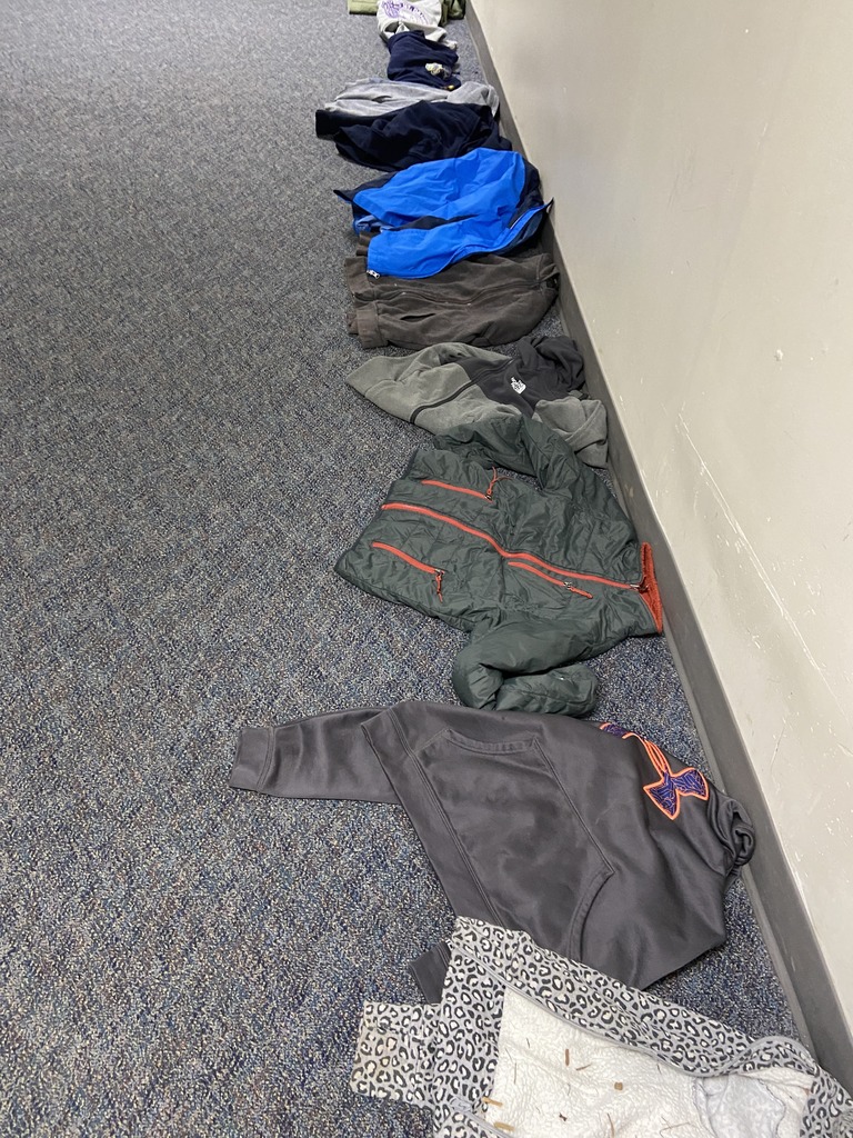 Recent lost and found items.