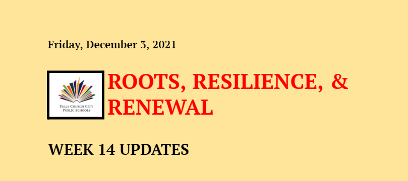 Roots, Reslience, & Renewal - Week 14 Updates