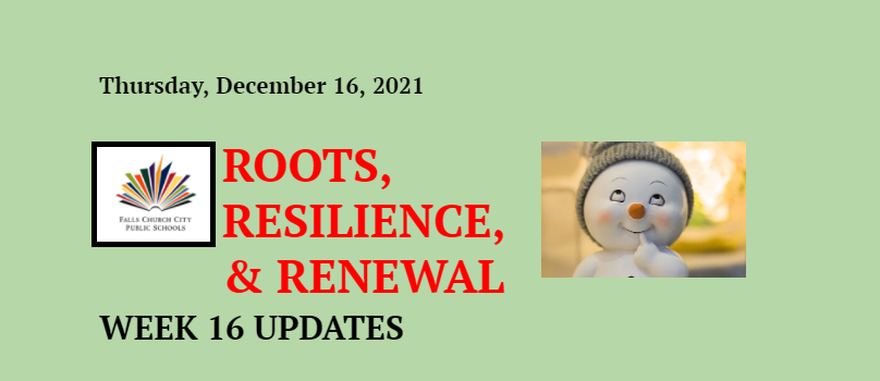 Roots, Reslience, & Renewal - Week 16 Updates