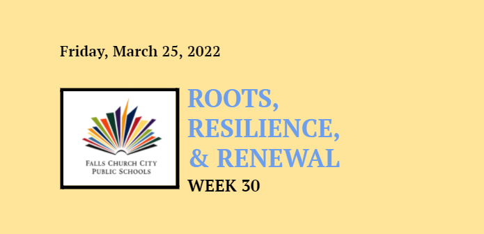 Roots, Reslience, & Renewal - Week 30 Updates