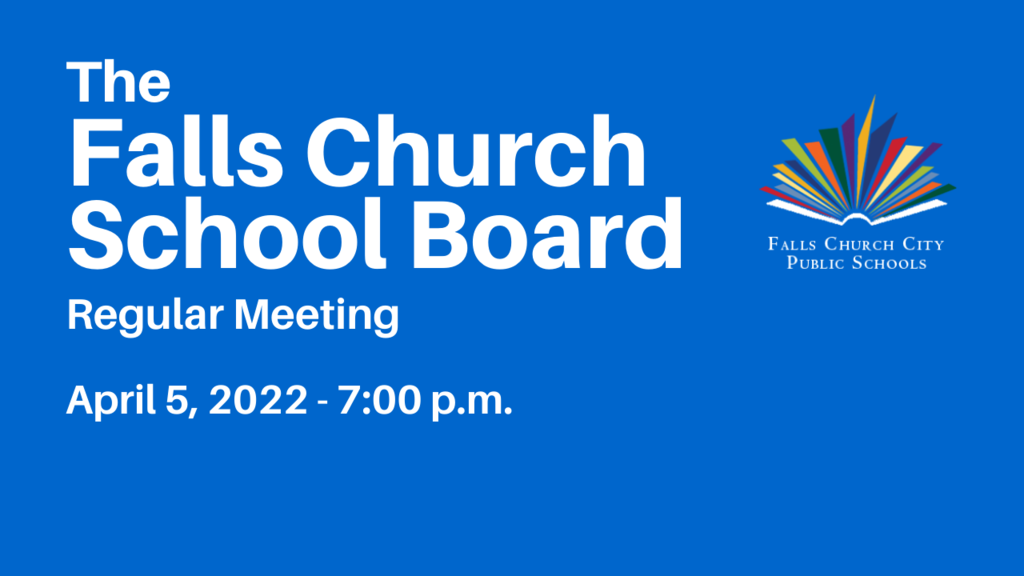 Falls Church School Board Regular Meeting